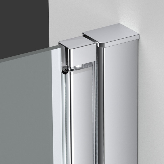 Душевая дверь Vincea Alpha 90 см VDP-3AL900MT, хром/текстурное - фото 4