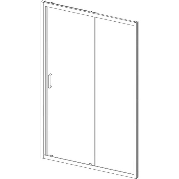 Душевая дверь Vincea Alpha 150 см VDS-3AL150MT, хром/текстурное - фото 7