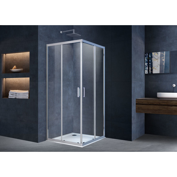 Душевое ограждение Vincea Alpha 90x90 см VSS-3AL900CL, хром/прозрачное - фото 2