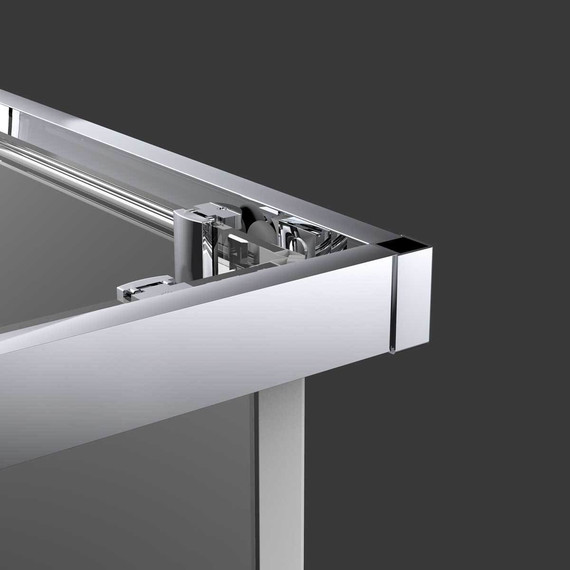 Душевое ограждение Vincea Alpha 100x100 см VSS-3AL100MT, хром/текстурное - фото 5