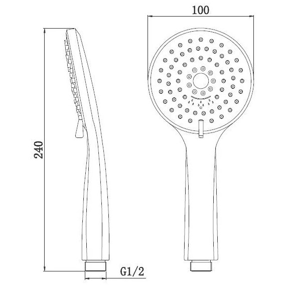 Душевая система для душа BelBagno Nova, сатин - фото 9