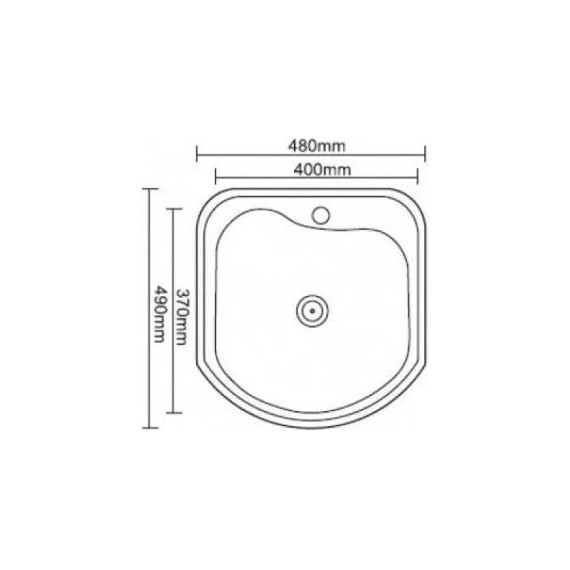 Кухонная мойка Ledeme L94948 0,8 мм - фото 2