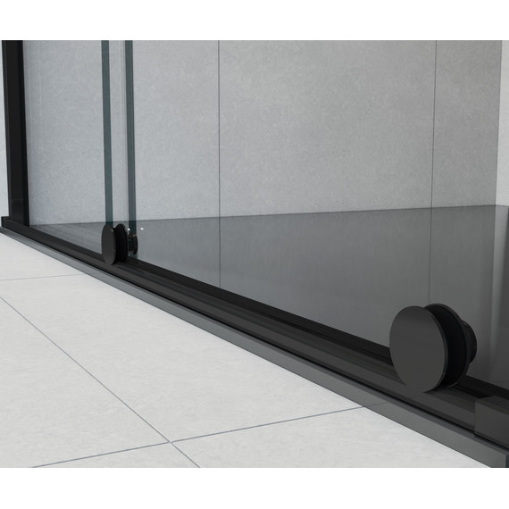 Душевая дверь Vincea Arno 120 см VPS-1A120CLB (стекло 8 мм), черный/прозрачное - фото 2