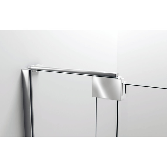 Душевая дверь Vincea Extra 90-100 см VDP-1E9010CL (стекло 8 мм), хром/прозрачное - фото 3