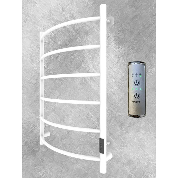 Полотенцесушитель электрический Тругор Пэк сп 5 ВГП 500х800 мм, белый (возможность скрытого подключения) 00-00036148 - фото, картинка 4 Полотенцесушитель электрический Тругор Пэк сп 5 ВГП 500х800 мм, белый (возможность скрытого подключения) 00-00036148 - фото 4