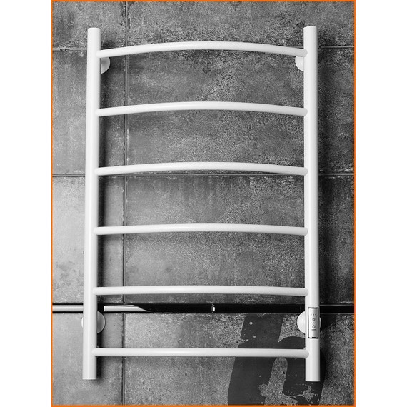 Полотенцесушитель электрический Тругор Пэк сп 5 ВГП 500х800 мм, белый (возможность скрытого подключения) 00-00036148 - фото, картинка 3 Полотенцесушитель электрический Тругор Пэк сп 5 ВГП 500х800 мм, белый (возможность скрытого подключения) 00-00036148 - фото 3