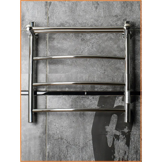 Полотенцесушитель электрический Тругор Пэк сп 5 с полкой П4 500х600 мм (возможность скрытого подключения) 00-00031625 - фото 3