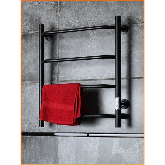 Полотенцесушитель электрический Тругор Пэк сп 6 ВГП П4 500х600 мм, чёрный (возможность скрытого подключения) 00-00035959 - фото, картинка 4 Полотенцесушитель электрический Тругор Пэк сп 6 ВГП П4 500х600 мм, чёрный (возможность скрытого подключения) 00-00035959 - фото 4