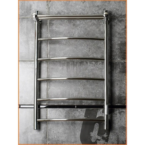 Полотенцесушитель электрический Тругор Пэк сп 5 с полкой П6 500х800 мм (возможность скрытого подключения) 00-00031628 - фото 4