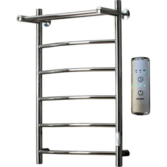 Полотенцесушитель электрический Тругор Пэк сп 5 с полкой П6 400х800 мм (возможность скрытого подключения) 00-00031627 - фото 2