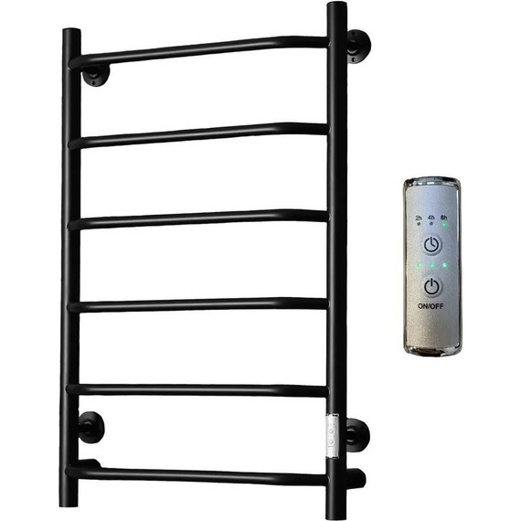 Полотенцесушитель электрический Тругор Пэк сп 6 ВГП 500х800 мм, чёрный (возможность скрытого подключения) 00-00035960 - фото 2