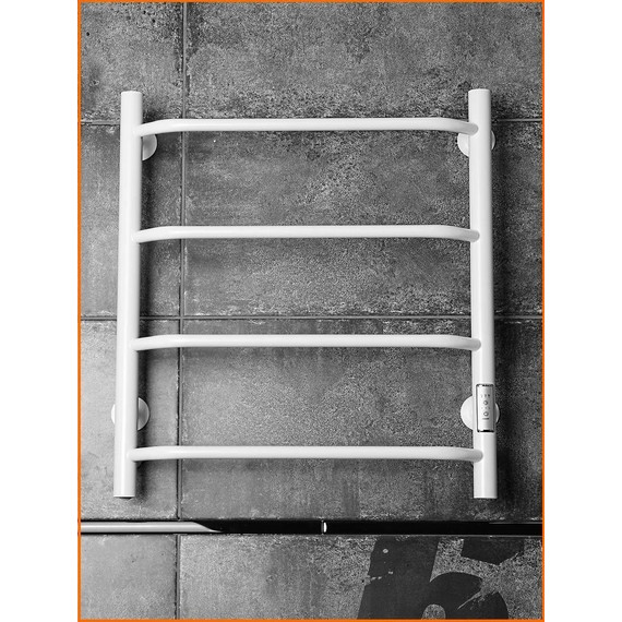 Полотенцесушитель электрический Тругор Пэк сп 6 ВГП П4 500х600 мм, белый (возможность скрытого подключения) 00-00036149 - фото 3