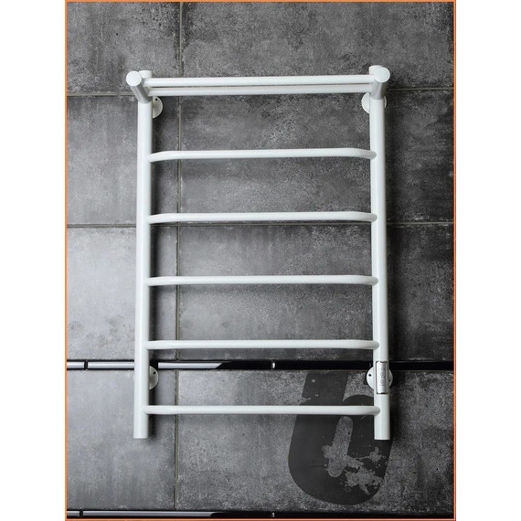 Полотенцесушитель электрический Тругор Пэк сп 6 ВГП с полкой П6 500х800 мм, белый (возможность скрытого подключения) 00-00042762 - фото, картинка 4 Полотенцесушитель электрический Тругор Пэк сп 6 ВГП с полкой П6 500х800 мм, белый (возможность скрытого подключения) 00-00042762 - фото 4