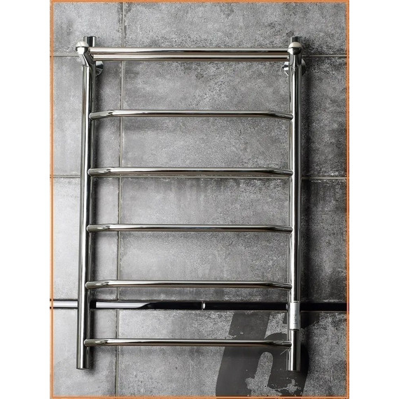 Полотенцесушитель электрический Тругор Пэк сп 6 с полкой П6 500х800 мм (возможность скрытого подключения) 00-00031641 - фото 4