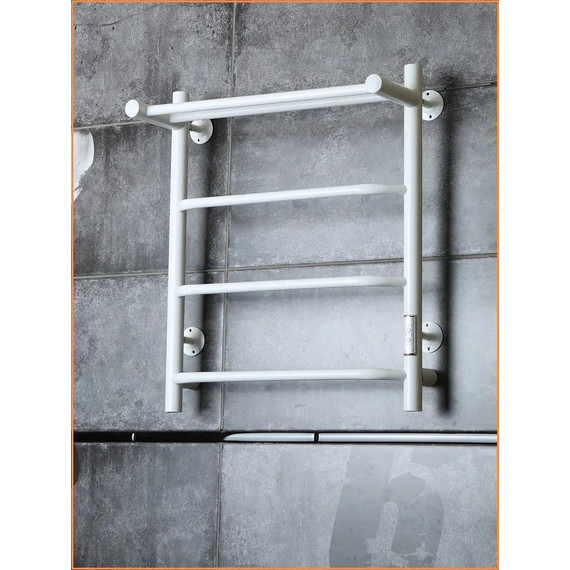 Полотенцесушитель электрический Тругор Пэк сп 6 ВГП с полкой П4 500х600 мм, белый (возможность скрытого подключения) 00-00042761 - фото 4