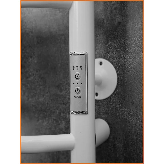 Полотенцесушитель электрический Тругор Пэк сп 6 ВГП с полкой П4 500х600 мм, белый (возможность скрытого подключения) 00-00042761 - фото 5