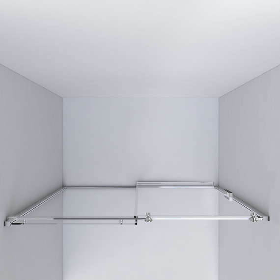 Душевая дверь Vincea Como 140 см VPS-1C140CL (стекло 8 мм), хром/прозрачное - фото 4