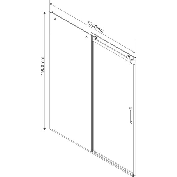 Душевое ограждение Vincea Como 130x90 см VSR-1C9013CL (стекло 8 мм), хром/прозрачное - фото 7