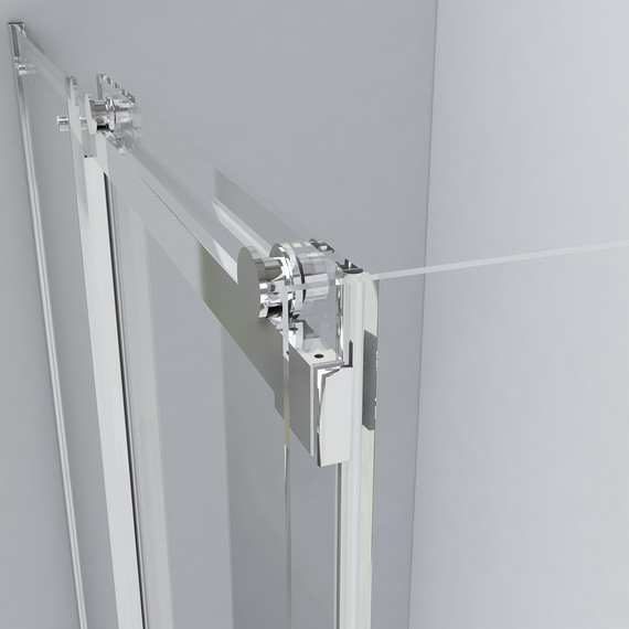 Душевое ограждение Vincea Como 130x90 см VSR-1C9013CLB (стекло 8 мм), черный/прозрачное - фото 3