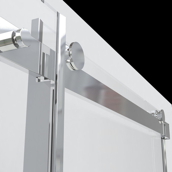 Душевое ограждение Vincea Como 130x90 см VSR-1C9013CLB (стекло 8 мм), черный/прозрачное - фото 4