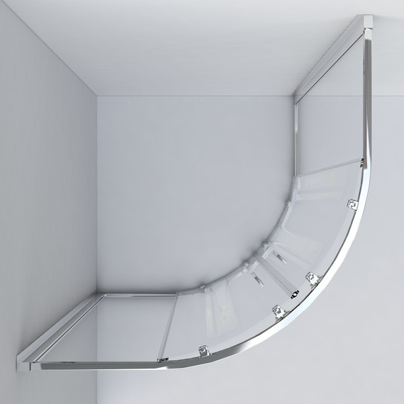 Душевое ограждение Vincea Garda 90x90 см VSQ-1G900CL, хром/прозрачное - фото 3