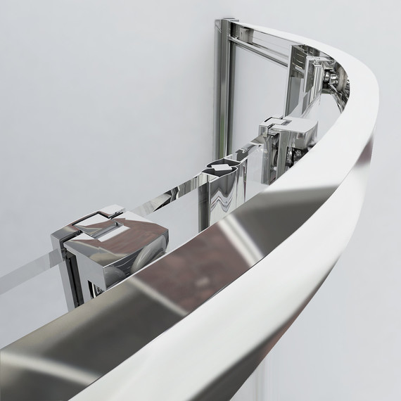 Душевое ограждение Vincea Garda 90x90 см VSQ-1G900CL, хром/прозрачное - фото 4