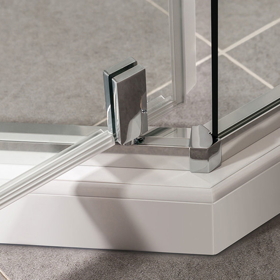 Душевое ограждение Vincea Slim-U 90x90 см VSP-2SU900CL, хром/прозрачное - фото 2