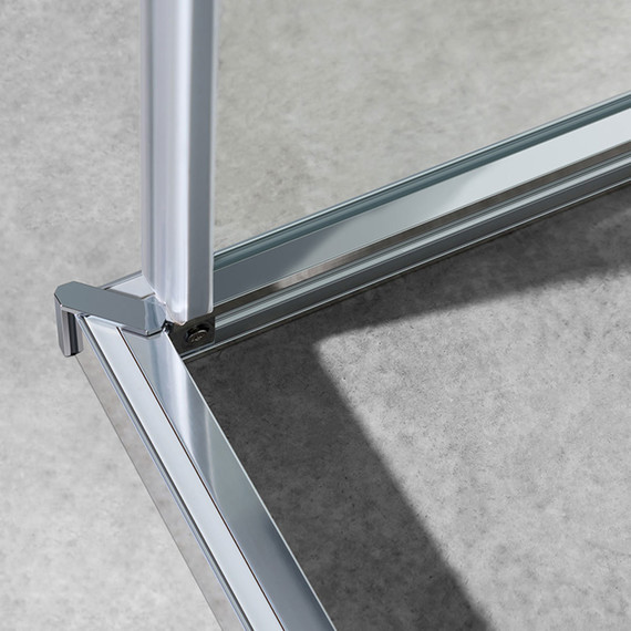 Душевое ограждение Vincea Slim-U 100x80 см VSS-2SU8010CL, хром/прозрачное - фото 4