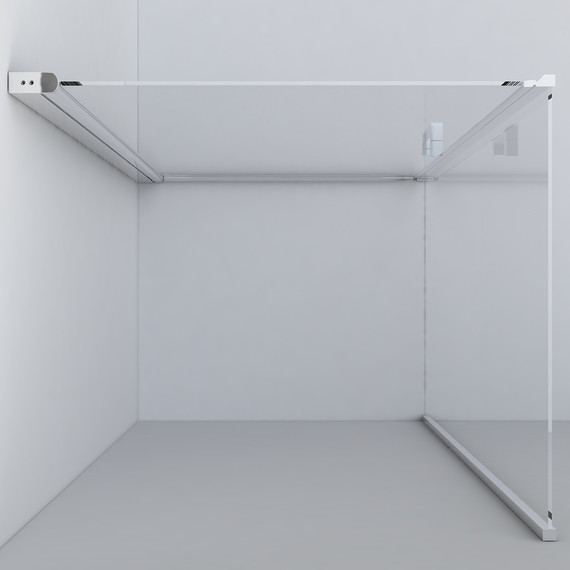 Душевое ограждение Vincea Orta 90x90 см VSR-1O9090CL, хром/прозрачное - фото 2