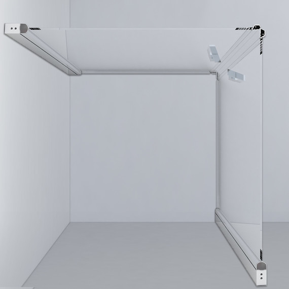 Душевое ограждение Vincea Orta 90x90 см VSS-1O9090CL, хром/прозрачное - фото 4