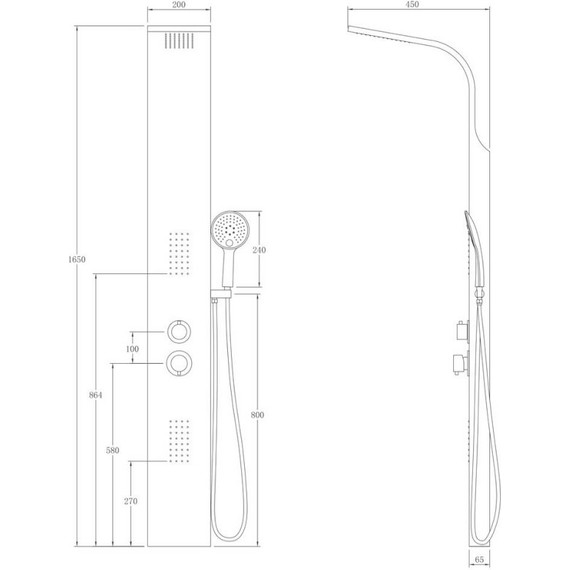 Гидромассажная панель Taliente ТА-G-S02C - фото 2