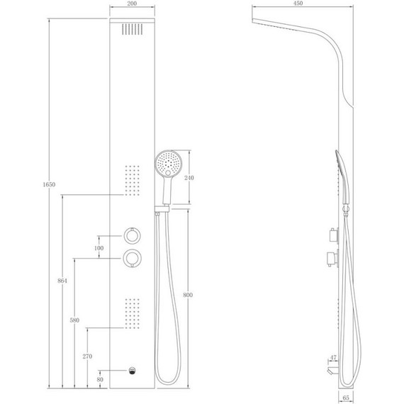 Гидромассажная панель Taliente ТА-G-S02C+s - фото 2