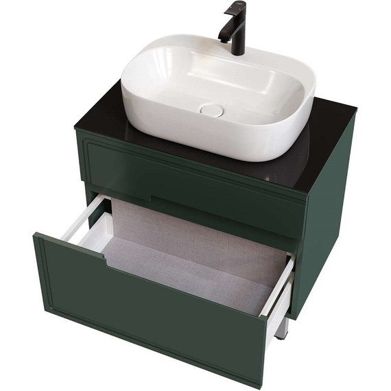 Тумба напольная со столешницей Taliente Cevia 80 см TA-MBC-80PS-grigio verde, серо-зелёный матовый - фото 4