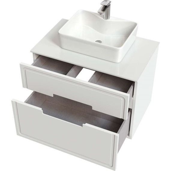 Тумба подвесная со столешницей Taliente Olejo 60 см TA-MBO-60PS-blanco, белый глянец - фото 3