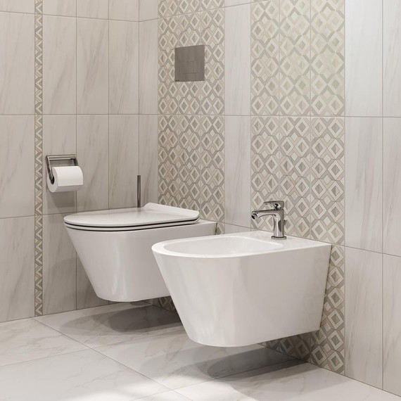 Унитаз подвесной безободковый Kerama Marazzi Plaza Modern PLMR.wc.02 - фото, картинка 6 Унитаз подвесной безободковый Kerama Marazzi Plaza Modern PLMR.wc.02 - фото 6