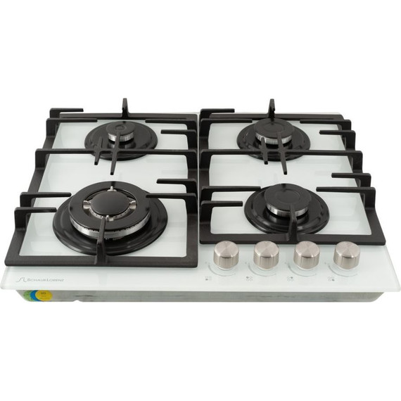 Газовая варочная поверхность Schaub Lorenz SLK GL6511 (белое стекло) - фото 3