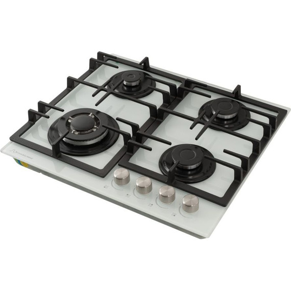 Газовая варочная поверхность Schaub Lorenz SLK GL6511 (белое стекло) - фото 4