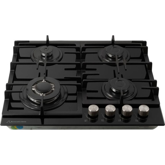 Газовая варочная поверхность Schaub Lorenz SLK GY6511 (чёрное стекло) - фото 3