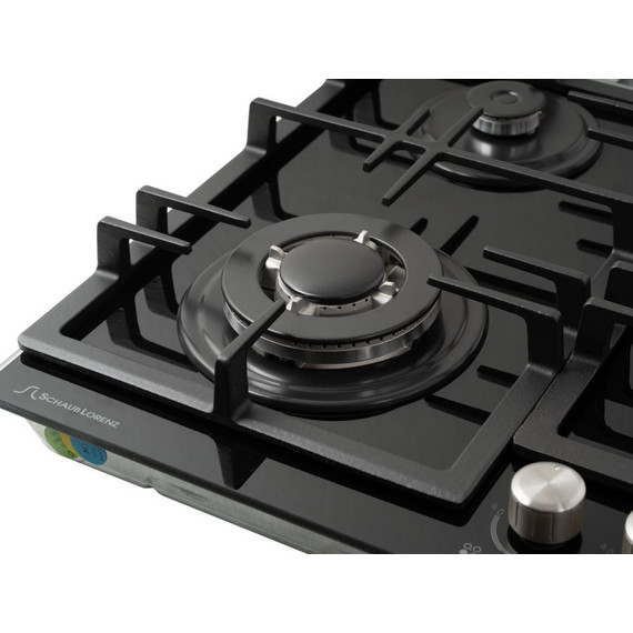 Газовая варочная поверхность Schaub Lorenz SLK GY6511 (чёрное стекло) - фото 5