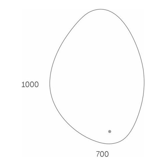 Зеркало Taliente Zled 70 см TA-Zled-A70100 - фото 4