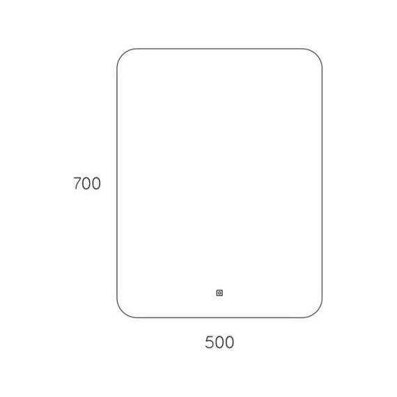 Зеркало Taliente Zled 50 см TA-Zled-B5070 - фото 4