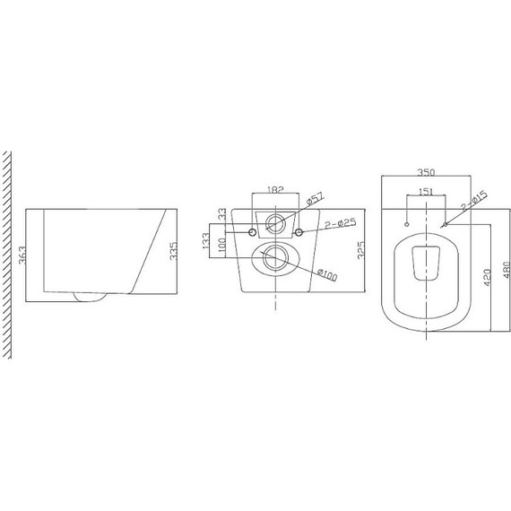 Унитаз подвесной безободковый Taliente Correto CR25200 с крышкой микролифт, Цвет производителя: белый - фото, картинка 4 Унитаз подвесной безободковый Taliente Correto CR25200 с крышкой микролифт, Цвет производителя: белый - фото 4