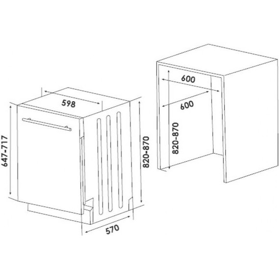 Встраиваемая посудомоечная машина Schaub Lorenz SLG VI6911 - фото, картинка 12 Встраиваемая посудомоечная машина Schaub Lorenz SLG VI6911 - фото 12