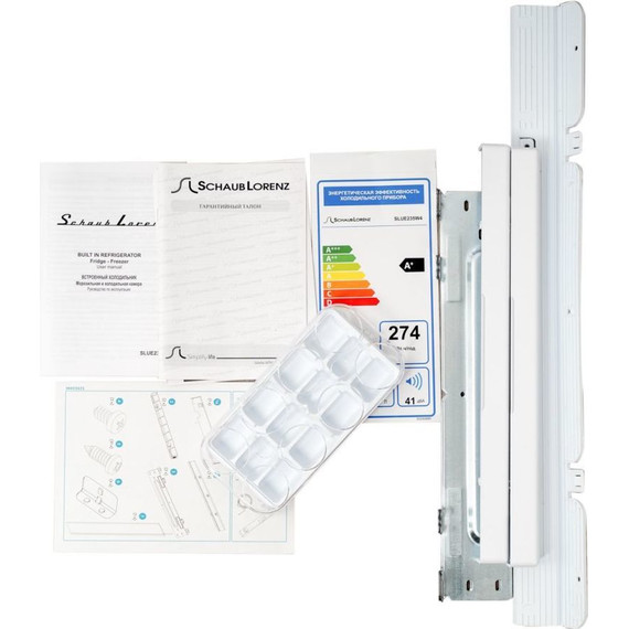 Встраиваемый двухкамерный холодильник Schaub Lorenz SLU E235W5 - фото, картинка 8 Встраиваемый двухкамерный холодильник Schaub Lorenz SLU E235W5 - фото 8