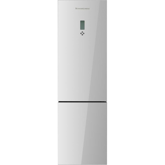 Двухкамерный холодильник Schaub Lorenz SLU S379L4E (белое стекло) - фото 
