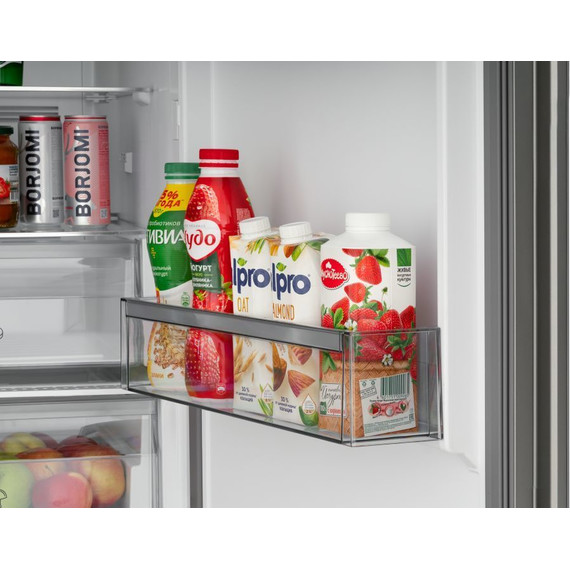 Двухкамерный холодильник Schaub Lorenz SLU S379L4E (белое стекло) - фото 10