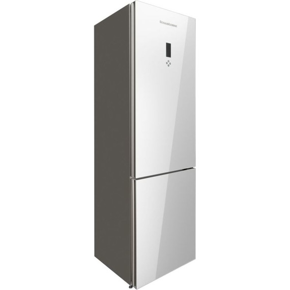Двухкамерный холодильник Schaub Lorenz SLU S379L4E (белое стекло) - фото 2