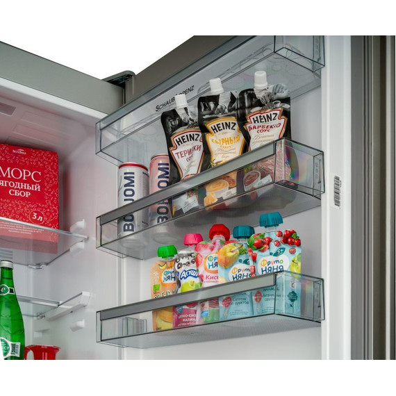 Двухкамерный холодильник Schaub Lorenz SLU S379Y4E (чёрное стекло) - фото 10