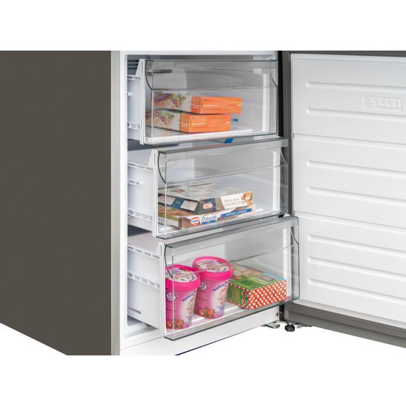 Двухкамерный холодильник Schaub Lorenz SLU S379Y4E (чёрное стекло) - фото 12