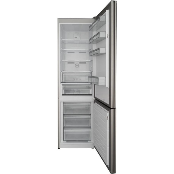 Двухкамерный холодильник Schaub Lorenz SLU S379Y4E (чёрное стекло) - фото 4